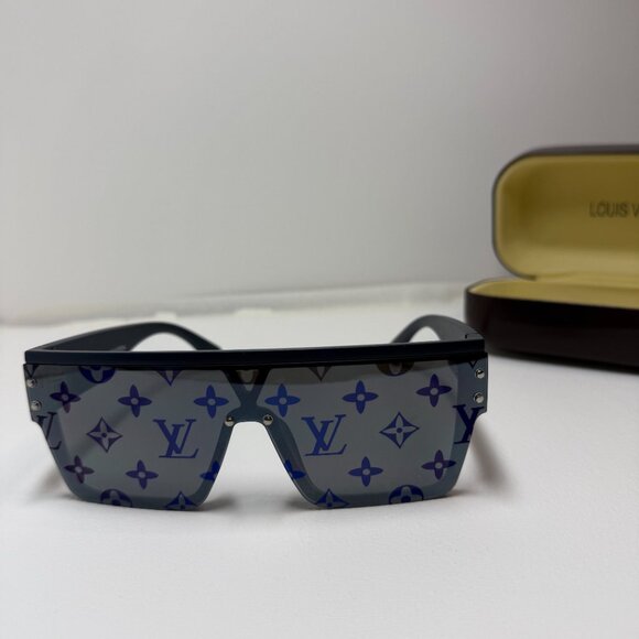 Louis Vuitton Sunglasses; One Size; Black and Blue - Picture 1 of 9